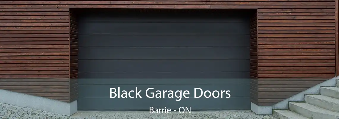 Black Garage Doors Barrie - ON