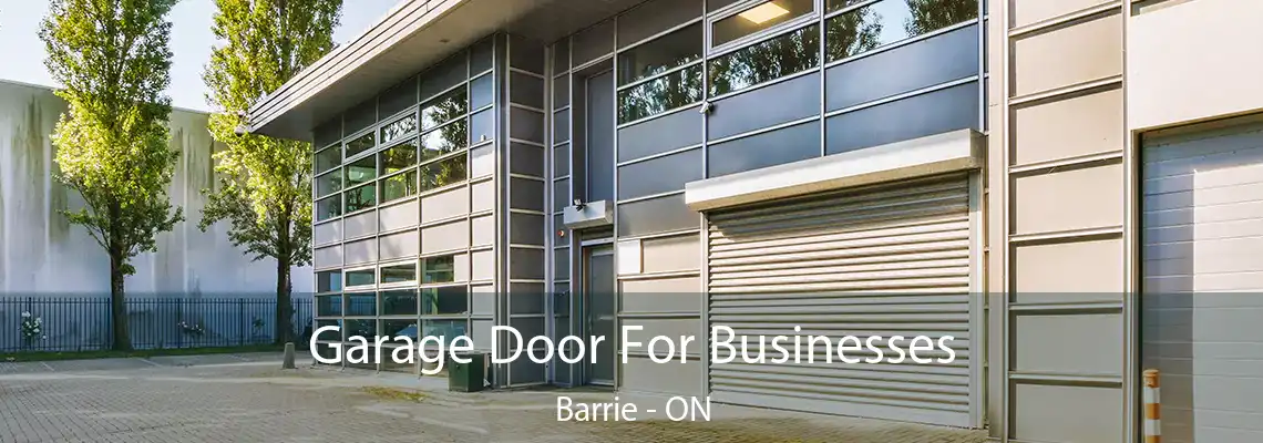 Garage Door For Businesses Barrie - ON