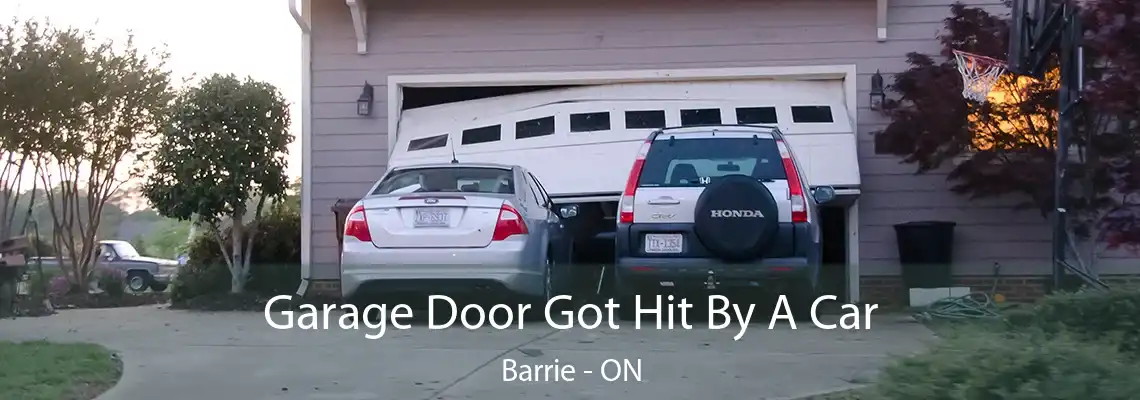 Garage Door Got Hit By A Car Barrie - ON