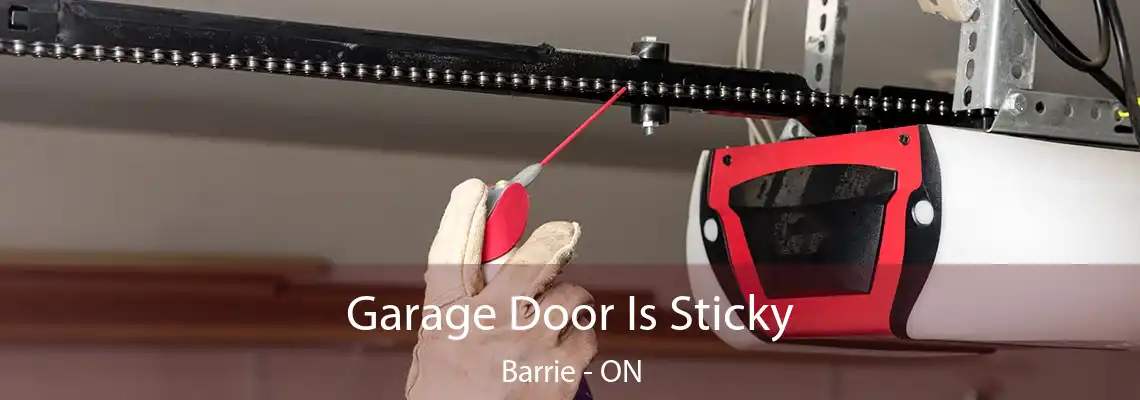 Garage Door Is Sticky Barrie - ON