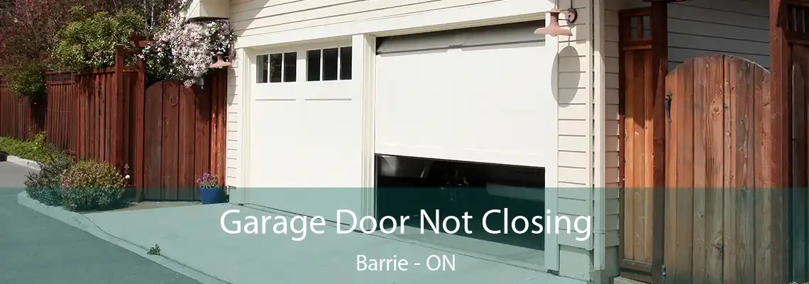 Garage Door Not Closing Barrie - ON