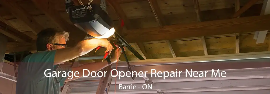 Garage Door Opener Repair Near Me Barrie - ON