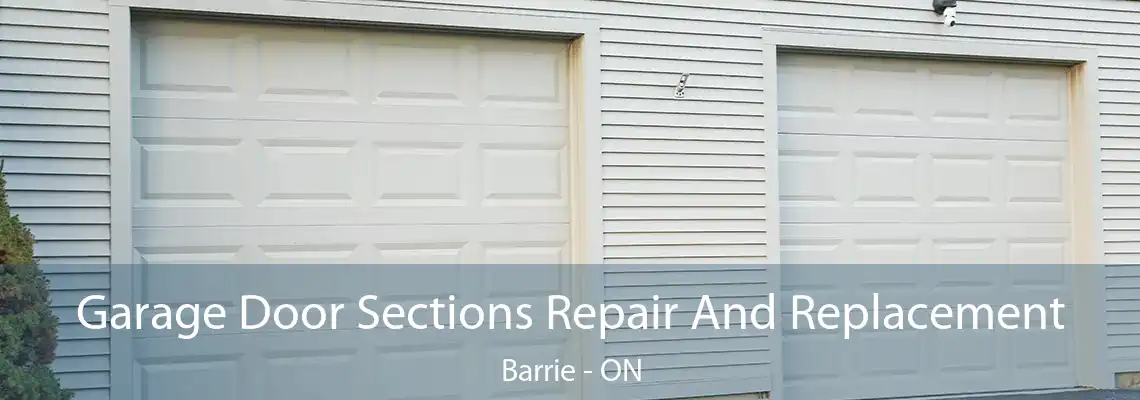 Garage Door Sections Repair And Replacement Barrie - ON