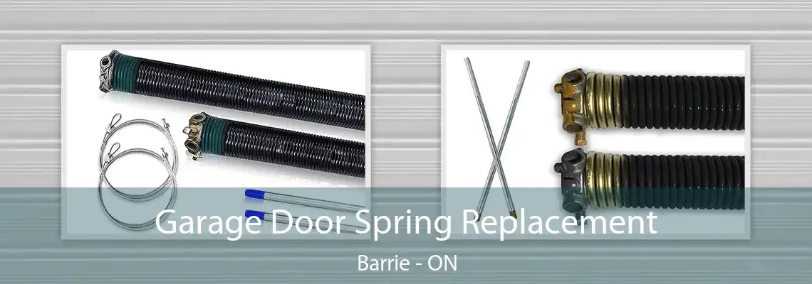 Garage Door Spring Replacement Barrie - ON