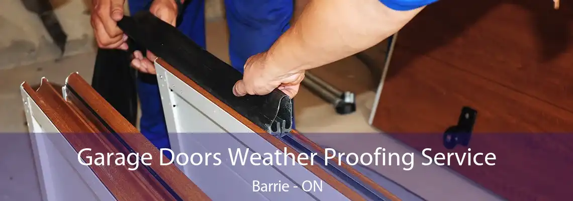Garage Doors Weather Proofing Service Barrie - ON