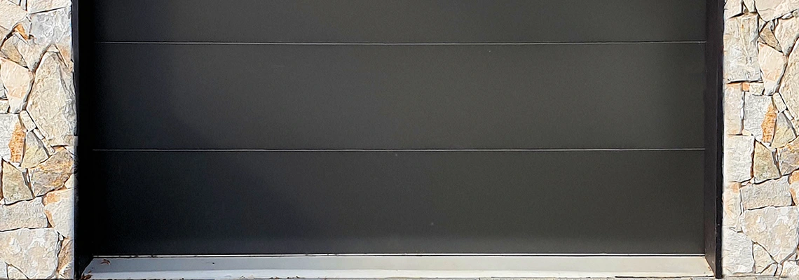 Overhead Black Garage Door Installation in Barrie, Ontario