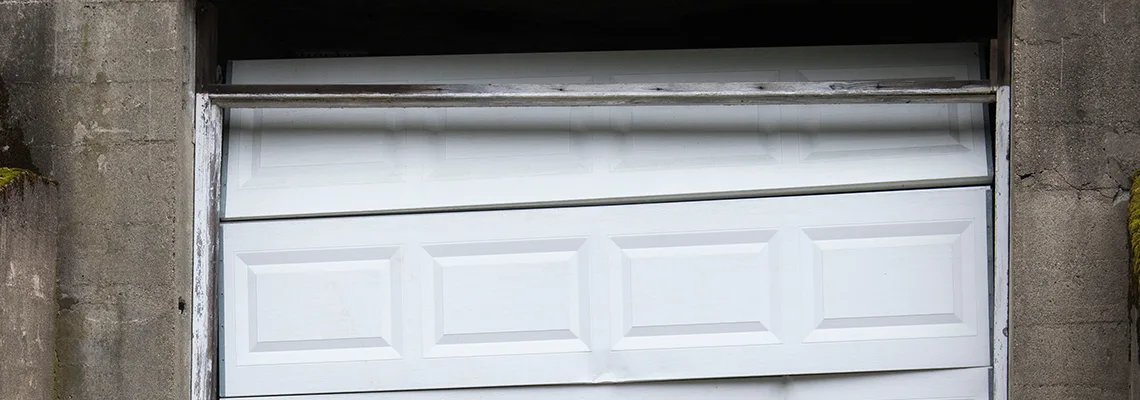 Fallen Commercial Garage Door Repair in Barrie, Ontario