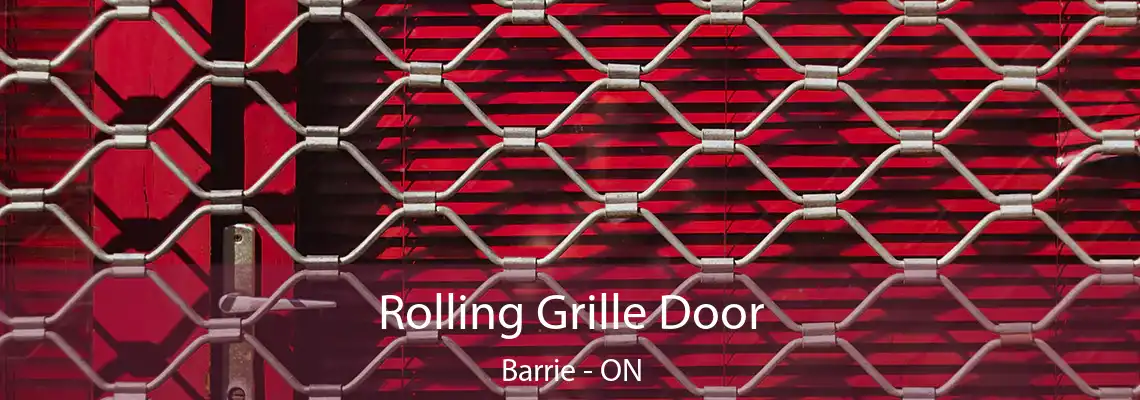 Rolling Grille Door Barrie - ON